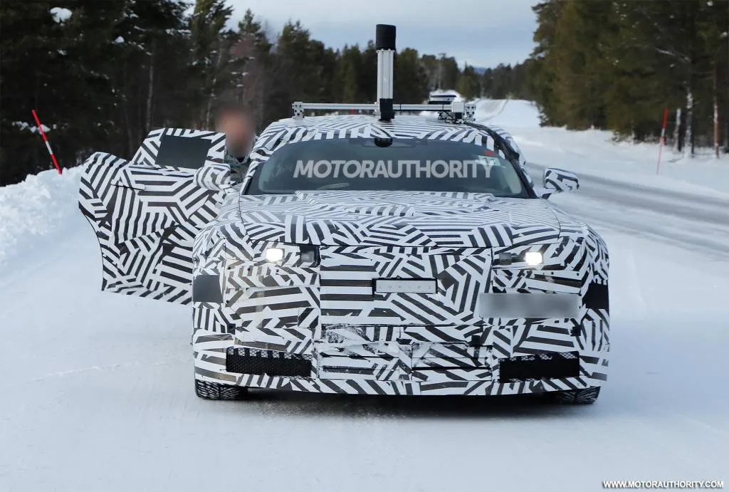Jaguar EV basierend auf Typ 00 Concept Spy Shots - Foto über Baldauf Jaguar EV basierend auf Typ 00 Concept Spy Shots - Foto über Baldauf