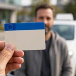 Führerschein 2026: Neuer EU-Kartenführerschein in der Hand eines Fahrschülers