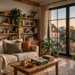 Hausratversicherung 2026: gemütliches Wohnzimmer als Symbol für versicherten Hausrat