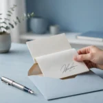 Versicherung widerrufen: unterschriebener Vertrag wird in einen Rücksende-Umschlag gelegt