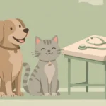 Tierkrankenversicherung kündigen: Hund und Katze beim Tierarzt